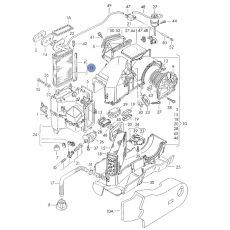 Радиатор печки для кондиционера MAHLE AH69000S