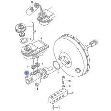 Главный тормозной цилиндр (без АБС) до 96 BREMBO M85046