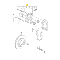 Суппорт передний+задний R 46 >2003 FTE RX449812A0