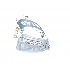 Амортизатор капота сферическая опора VAG 701827439B
