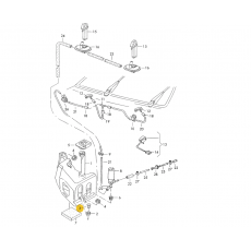 Бачок стеклоомывателя заглушка VAG 444955647