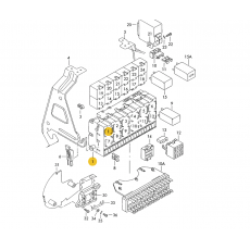 Блок предохранителей VAG 357937039 Б/У