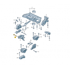 Болт генератора верхний М10х95 VAG N90628303
