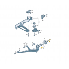 Болт заднего подшипника ступицы М16x120 VAG N10171404