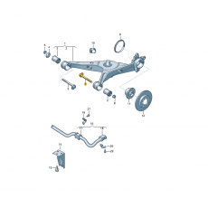 Болт заднего рычага наружний М14х110 VAG N10523102