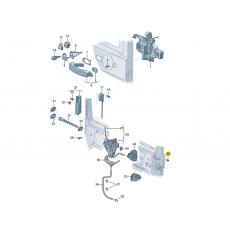 Болт замка сдвижной двери М8х19 VAG N91019402