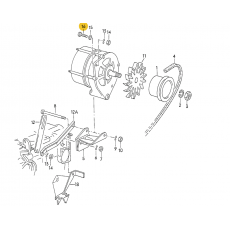 Болт натяжки генератора VAG 034903555B