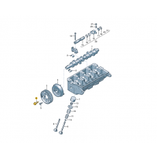 Болт распредвала М12х35 VAG N90502103