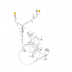 Брызгалка омывателя лобового стекла уголок VAG 2D0955467