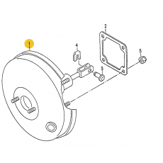 Вакуумный усилитель тормозов VAG 701612105B Б/У