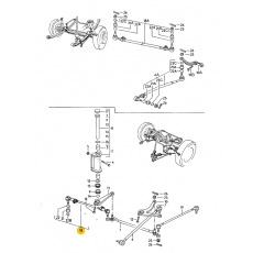 Рулевая тяга левая регулируемая LT 28-35 NK 5004720