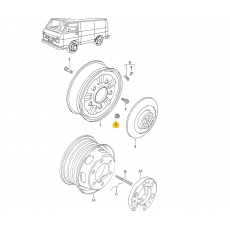 Гайка заднего колеса LT 40-55 M18 VAG N0201161