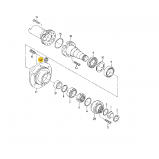 Гайка заднего колеса LT 40-55 M18 Febi 04899