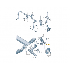 Гайка рулевого наконечника M14 VAG N90527803