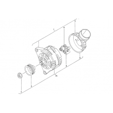 Генератор 90 А широкий шкив Delta autotechnik L38380