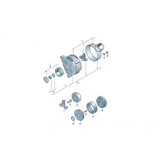 Генератор 90 А широкий шкив 99>> Delta autotechnik L38385