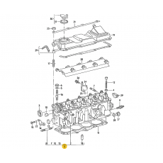 Головка блока механика 1,7D Kolbenschmidt 50003066