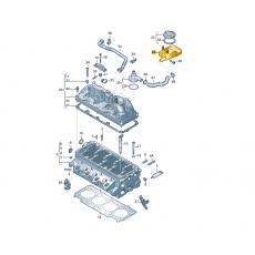 Горловина маслозаливная 2.0 VAG 03L115308