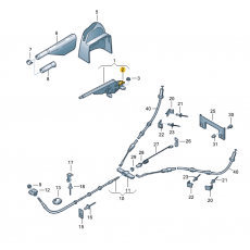 Датчик выключения ручного тормоза VAG 1H0947561A