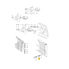 Датчик на радиатор 2 контактный 90/95С MAHLE 813410