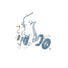 Датчик тормозных колодок передний VAG 7L0907637