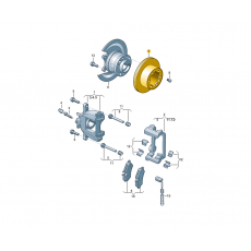 Диск тормозной задний 5.0т BREMBO 09.9510.14