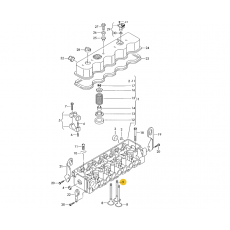 Клапан выпускной 39,7x7x105,2 LT 28-46 II 02- MAHLE 029VA31163000