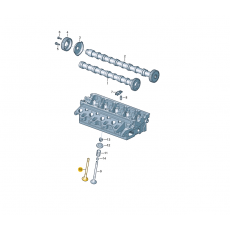 Клапан выпускной + crafter TRW 331132