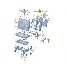Кожух подлокотника VAG 7H5881152A3U6