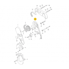 Кожух ремня ГРМ внутренней 2.4/2.5L ZIKMAR Z16207R