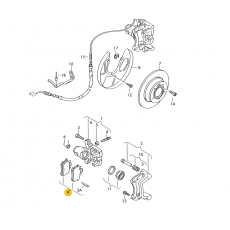 Колодки тормозные задние дисковые R15 с дат. BOSCH 0986494051