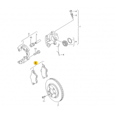 Колодки тормозные передние вентилируемые R15 с дат. 70-Y000001-->> BOSCH 0986424537