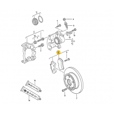 Колодки тормозные передние невентилируемые 15" 93->> BOSCH 0986461753