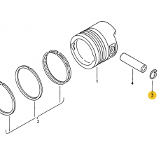 Кольцо стопорное для поршня VAG N0123011