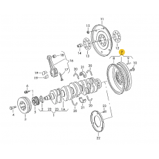 Комплект сцепления с маховиком 2.4 AAB AJA 2.5 AJT Valeo 835003