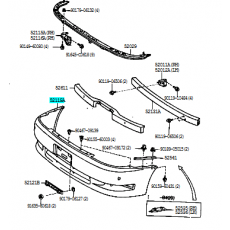 Бампер передний MARK II TOYOTA 5211922790 Б/У