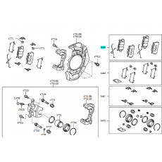 Колодки тормозные передние TOYOTA 0446533450