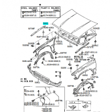 Капот 4Runner  TOYOTA 5330189124 Б/У