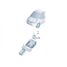 Коробка предохранителей верхняя винт M5x10 VAG N90877702