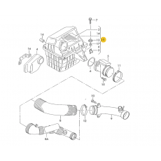 Корпус воздушного фильтра ACV VAG 074129607M