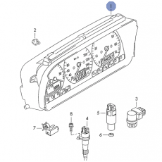 Щиток приборов без тахометром >>99 VAG 7D0919862JX01C Б/У