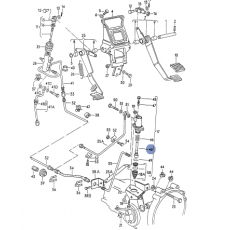 Шток рабочего цилиндра сцепления VAG 251721266