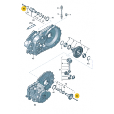 ШРУС внутренний ответная часть БОЛТ М8x83.2 1.9 2.0 L/R VAG 02J409359