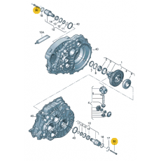 ШРУС внутренний ответная БОЛТ М8x93.6 МКПП-6 L/R VAG 088409359