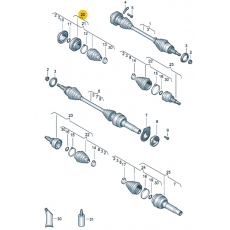 ШРУС внутренний L 1.9 2.0 GKN 304839