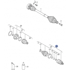 ШРУС наружный AВS с пластиковым пыльником 94>> (70-R-136291>>) GKN 302447