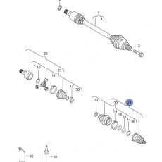 ШРУС наружный c ABS GKN 303509