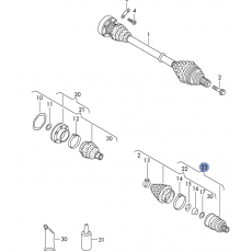 ШРУС наружный комплект с пыльником >>94 (>>70-R-136290) MEYLE 1004980056