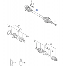 ШРУС привод в сборе с АВС 94>> GKN 302379