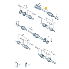ШРУС в сборе L 1.9 2.0 GSP 261105